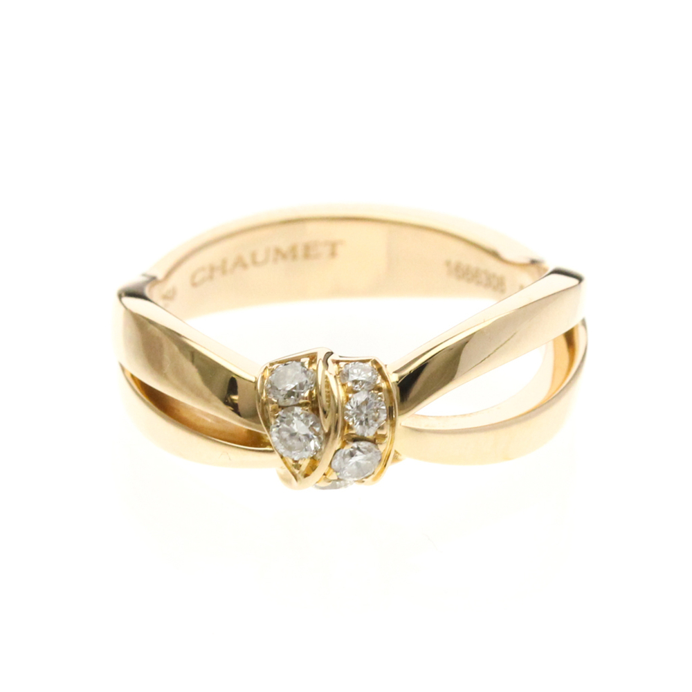 CHAUMET 18k Gold Diamond Ring